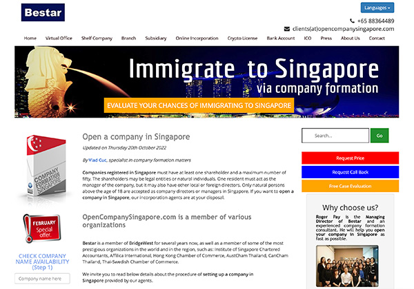 Company Formation Singapore